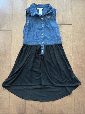 Guess Denim and Black Dress